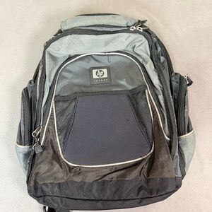 HP Invent Laptop Backpack- Multi-Pocket- Work/School/ Travel- Black & Gray